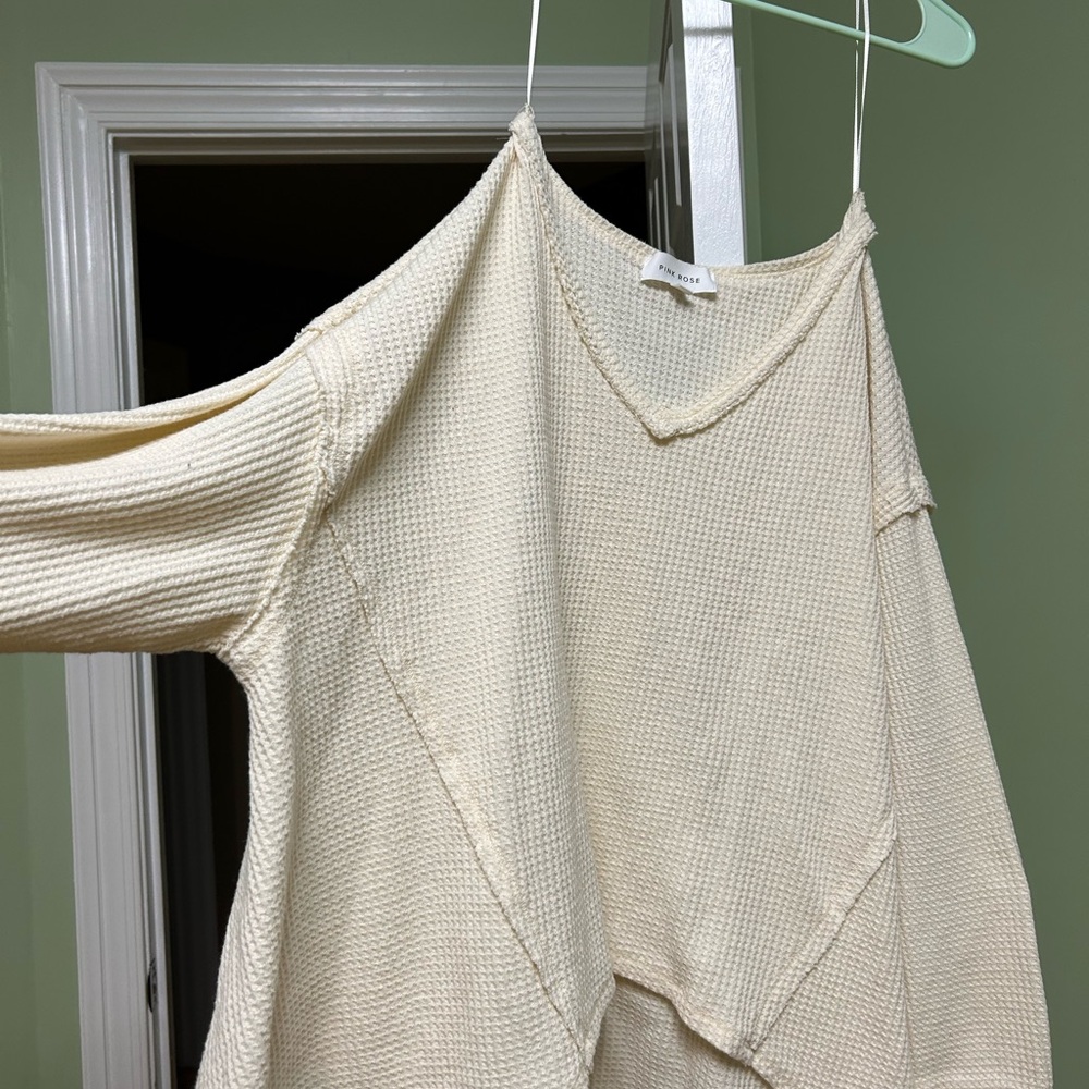 cream oversized sweater